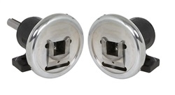 Safety Chuck pair - Foot Mounted - 1-9/16", 1-3/4" or 2" square pocket - 1-7/8" mounting shaft