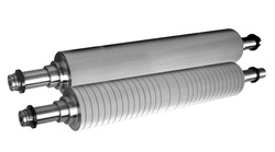 Corrugating Rolls - Chrome Plated E Flute, 304 mm diameter x 65" body, per set - Customer to supply drawing