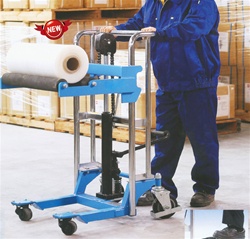 B-8214: Roll Lifter, 880 Pound Capacity, 47" Max. Height, 25" Dia. x 22" Wide Max Roll