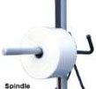 B-8216: Single Spindle fits B-8215 2" Diameter x 23.5" long