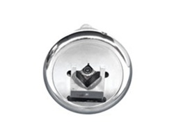 FL0-W35-010: Safety Chuck pair - Flange Mounted - 45 Degree Entry - 38mm square pocket - Ø35mm mounting shaft