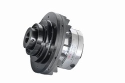 NAC-2-003: Air Clutch, 14 ft-lbs (168 in-lbs), 4.5" diameter friction surface, 20mm Bore, with locked input (Used as brake)