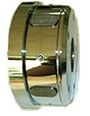Q-3288-019: 6" Diameter Thru Bore Mechanical Lug Chuck -  With Flange, 3/4" Bore