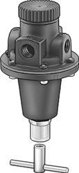 B-7546: Removable T-Handle Lock Air Regulator, 1/4 NPT, 0-50 psi